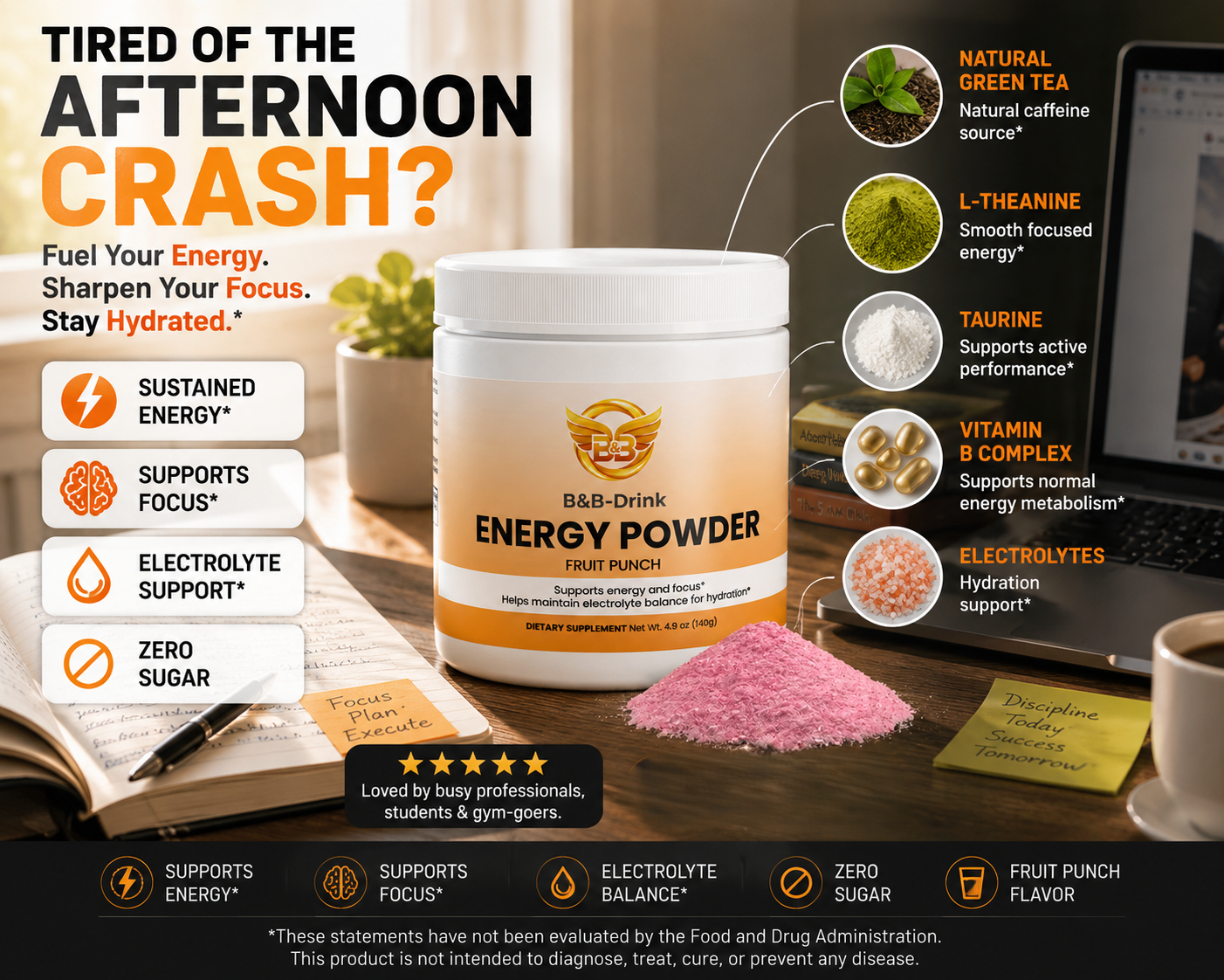 clean energy. sharp focus.  balanced you.