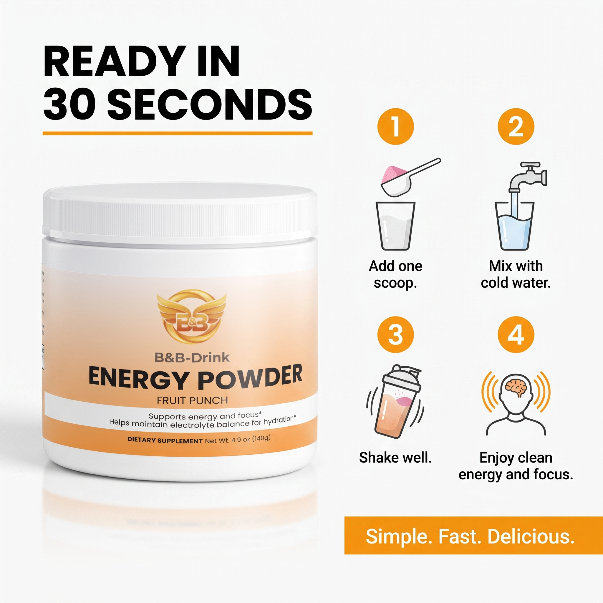 clean energy. sharp focus.  balanced you.