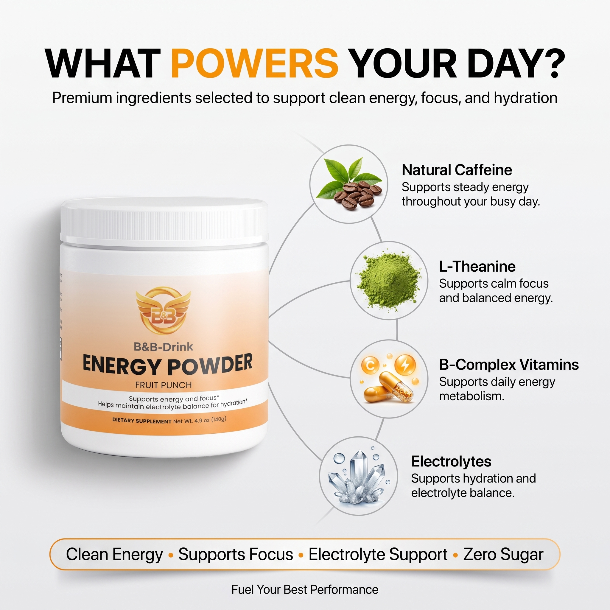 clean energy. sharp focus.  balanced you.