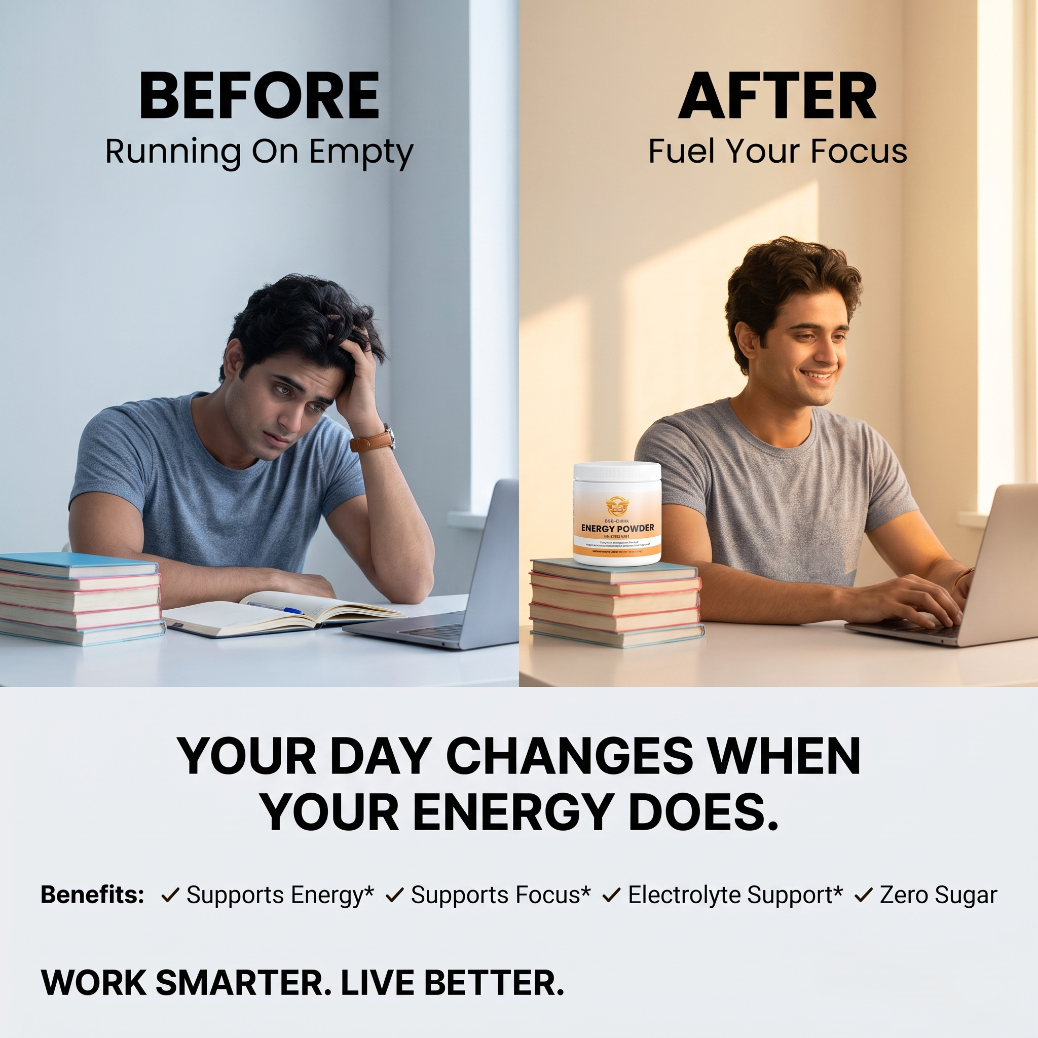 clean energy. sharp focus.  balanced you.